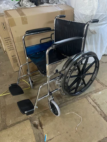 Chrome Plated Wheelchair