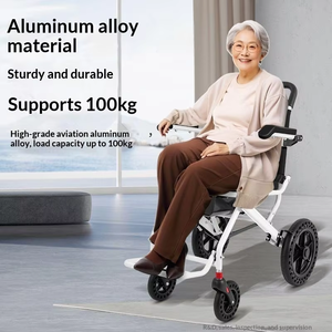 Hot Sale Collapsible Manual Sports Wheelchair Portable Mobility Aid