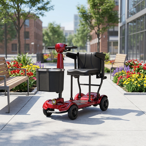 Electric Remote Folding Mobility Scooter Dual Lithium