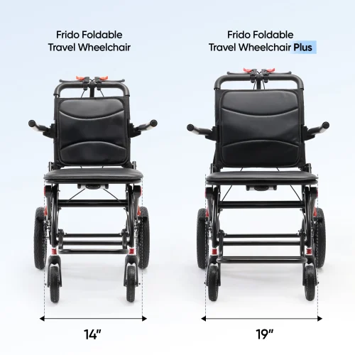 Frido Travel Wheelchair — Compact Portable Design