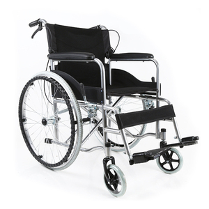 Folding Manual Wheelchair For Disabled Individuals Steel Wheelchair Solution